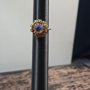 Sarah Coventry‎ Vintage Aurora Borealis Ring